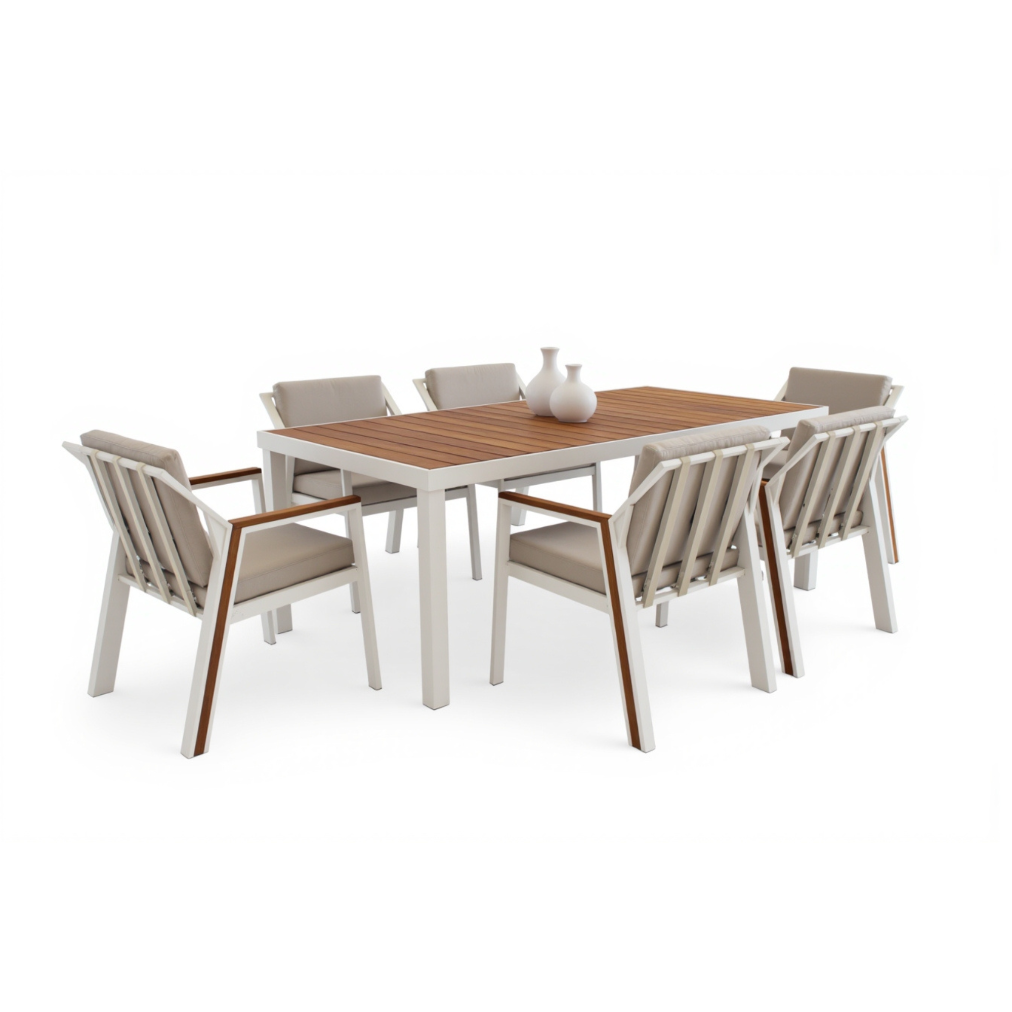 Dining Set in White