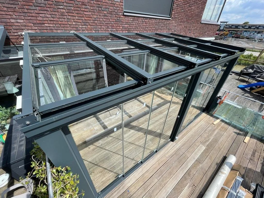 Retractable Glass Pergola